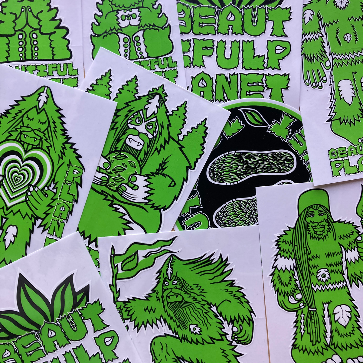 フォロワー様限定149★リアルマテリアル  スティック ステッカー 8種類セット Sticker pack !!